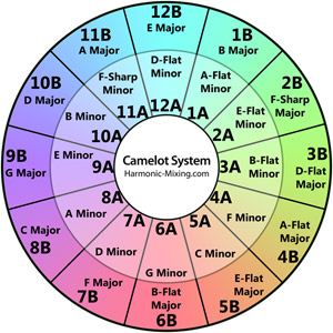 Mixed In Key Camelot Chart
